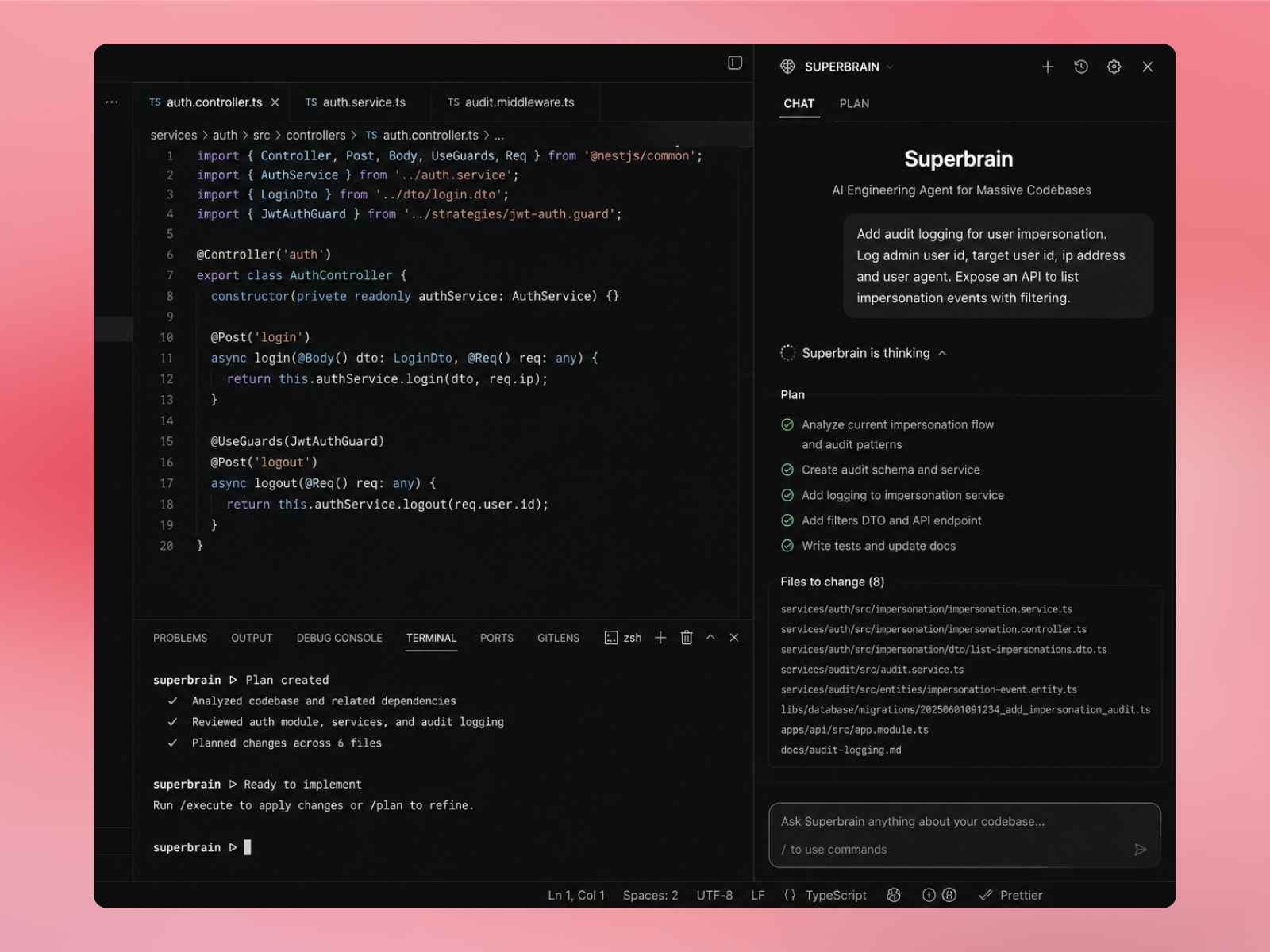 Superbrain Teams Dashboard